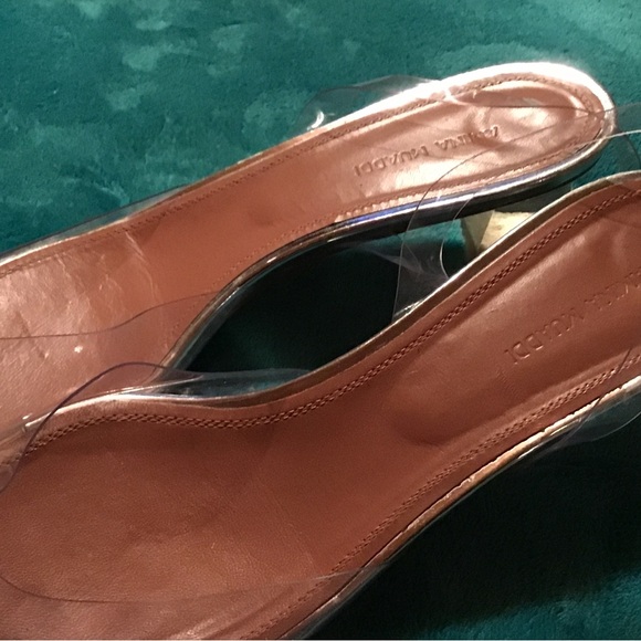 AMINA MUADDI Begum embellished PVC slingback pumps size 41 new - Picture 13 of 16